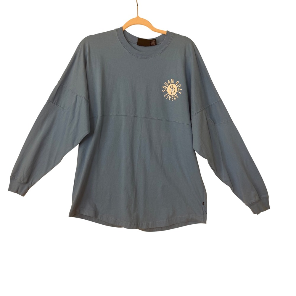 Pennant Sportswear Squam Boat Livery Long Sleeve Spirit Jersey Blue Medium